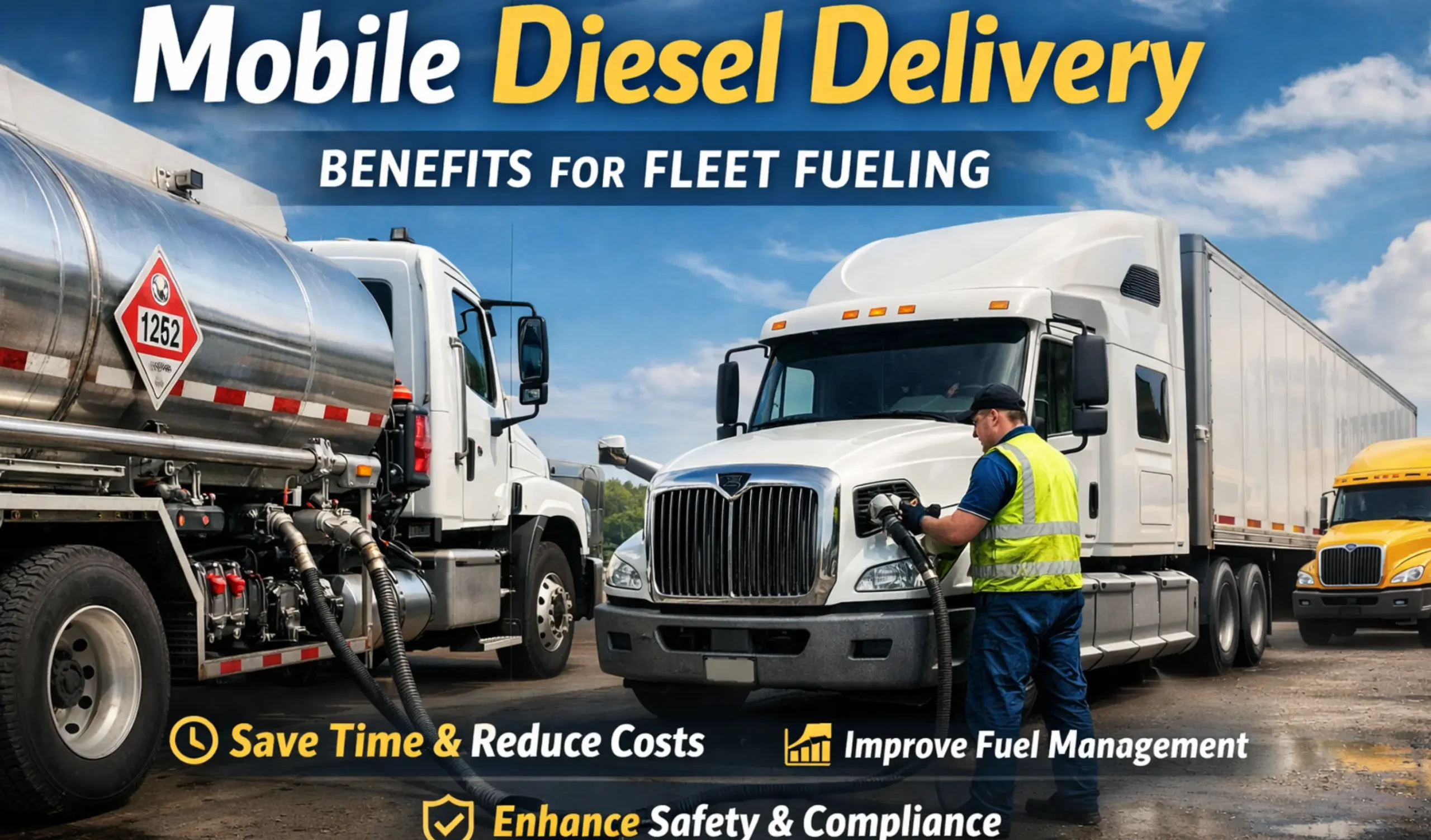 Mobile Diesel Delivery Benefits for Smarter Fleet Fueling