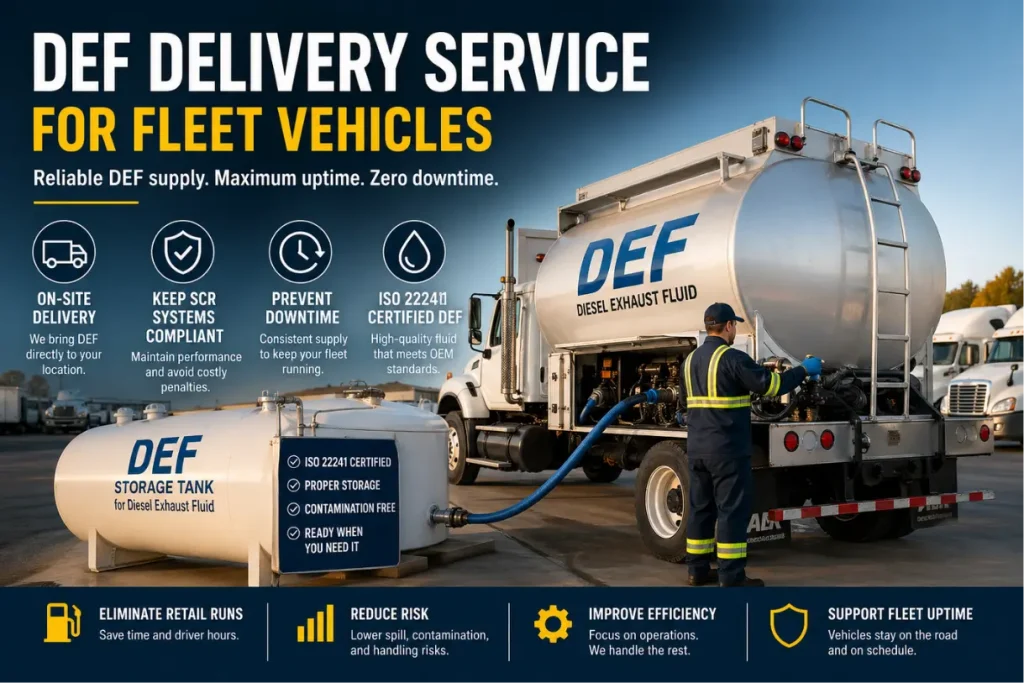 DEF Delivery Service for Fleet Vehicles