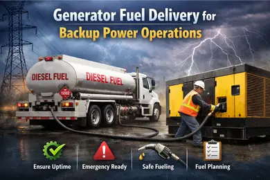 Generator Fuel Delivery for Backup Power Operations