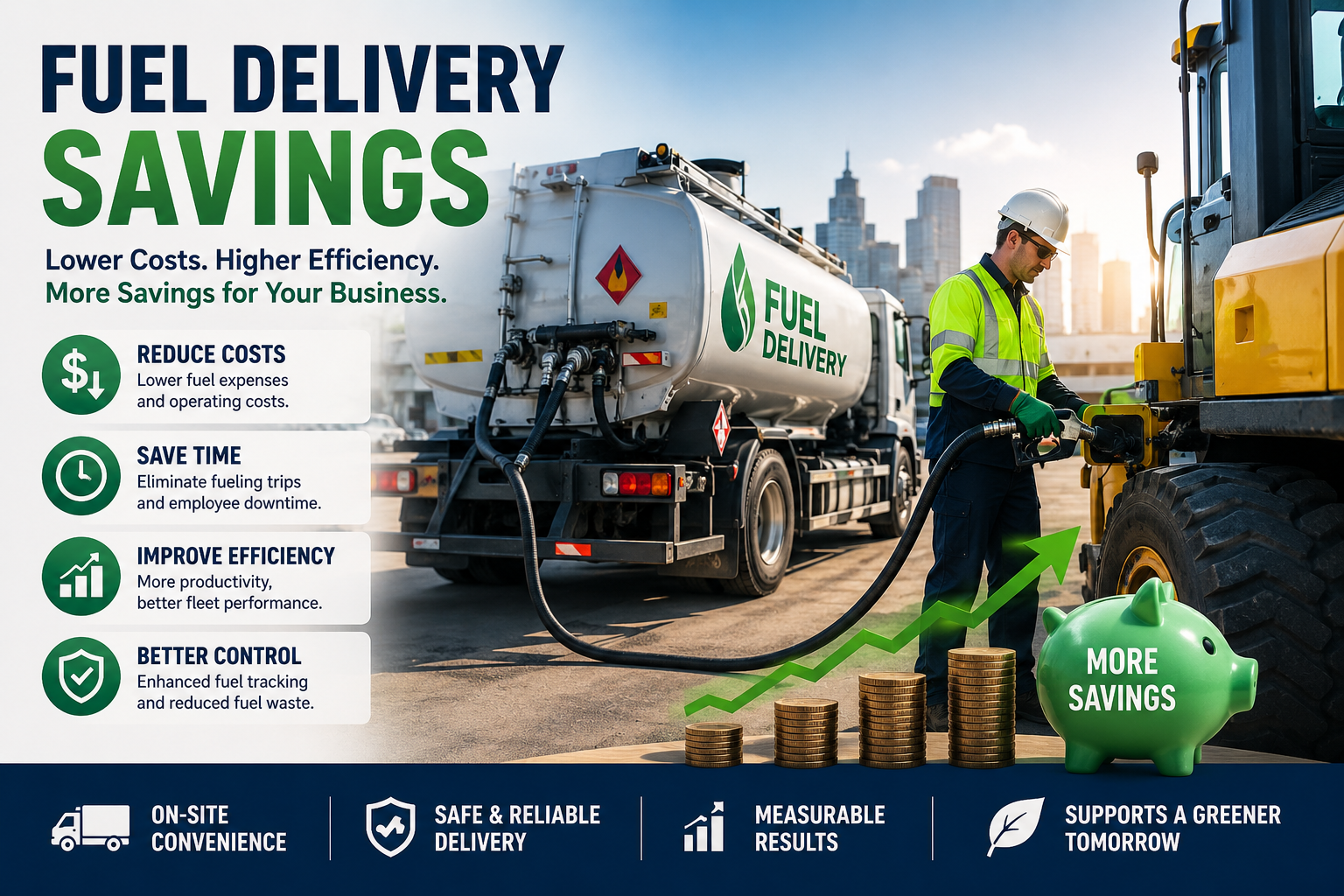 Fuel Delivery Savings for Business Fleets